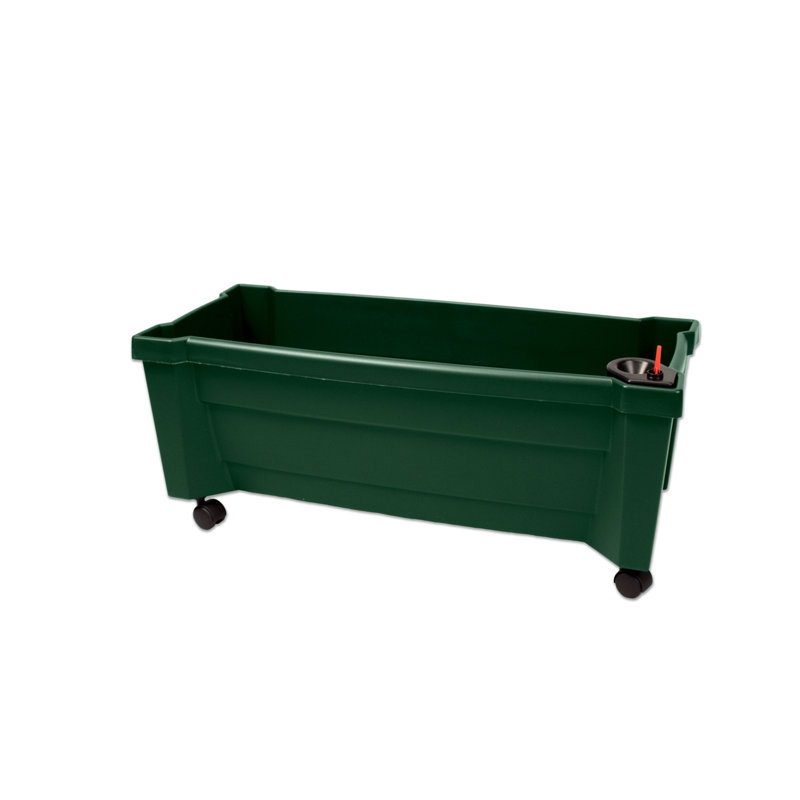 Self-Watering Planter Box, Green