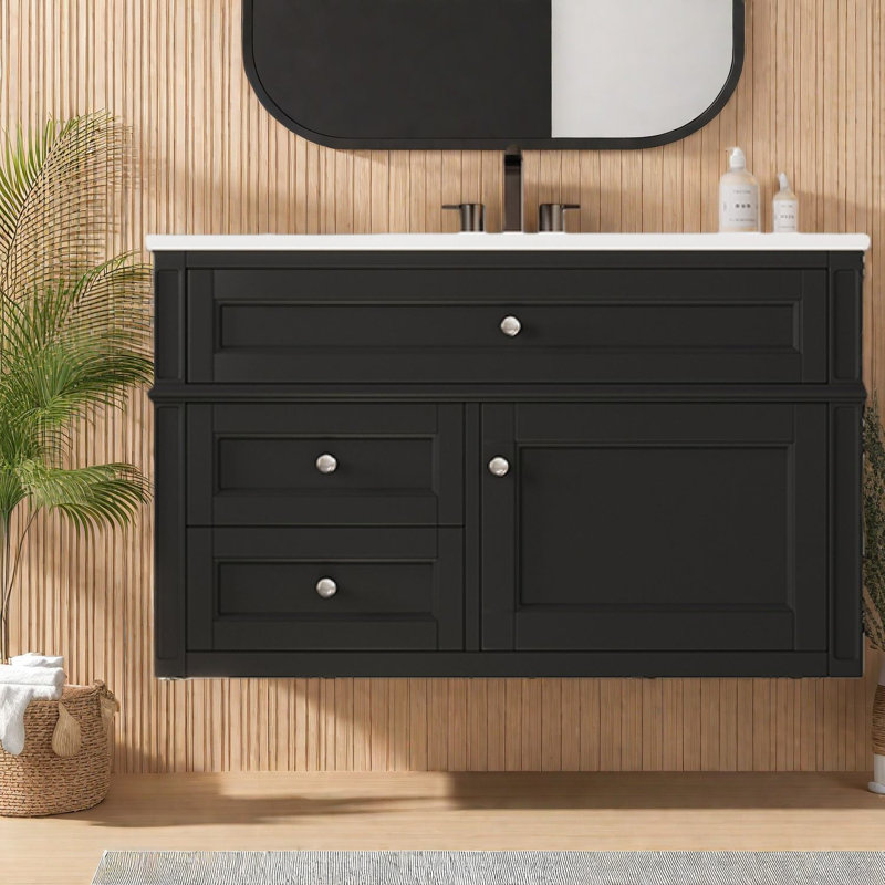 Storage Vanities(must Include Both Vanity Cabinet  And Sink), 36 In Mdf Modern