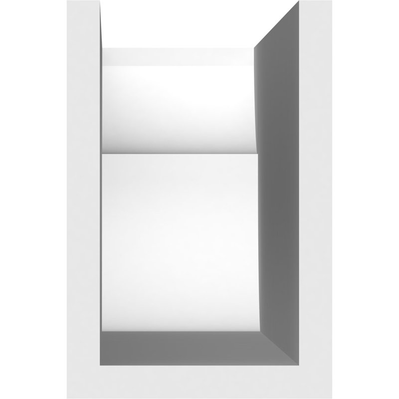 4"W x 6"H x 30"L Standard Crestline Architectural Grade PVC Rafter Tail, 6"H x 4"W x 30"D