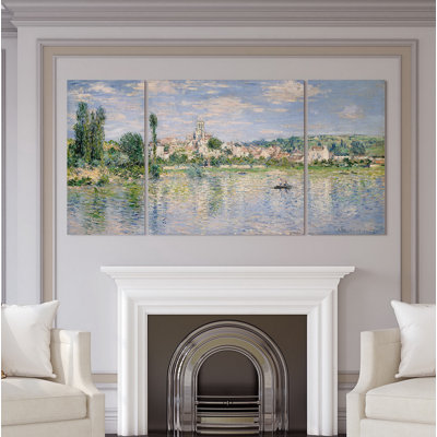 " Vétheuil In Summer " 3 - Pieces