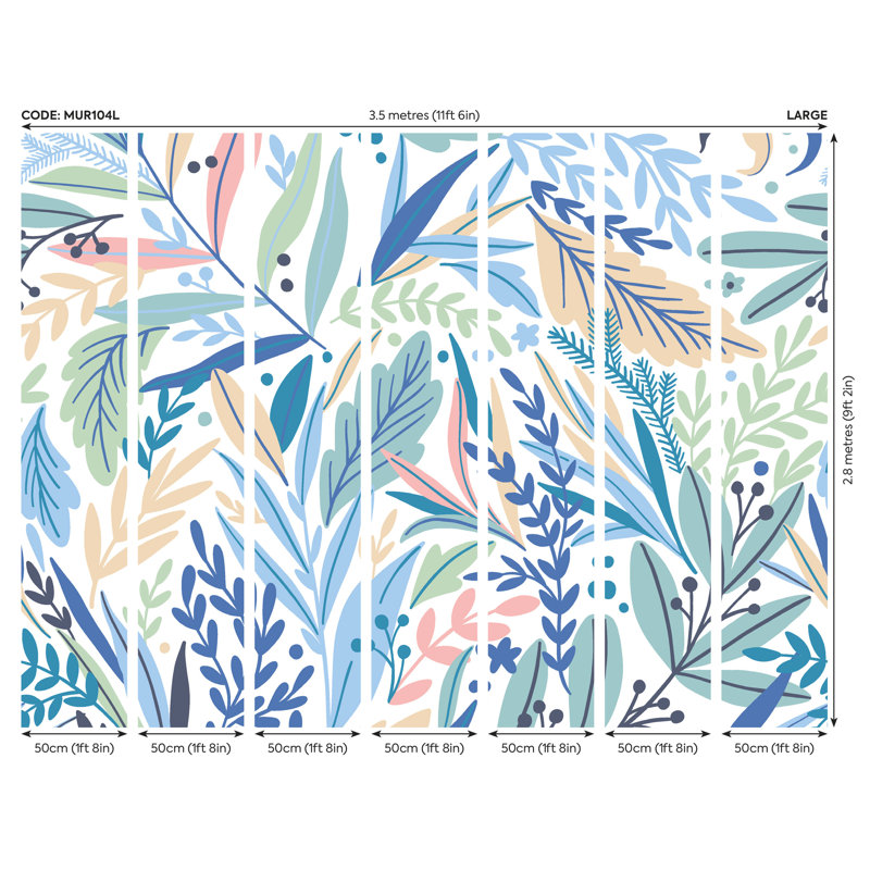 Coopersburg Wall Mural, 280cm L x 350cm W