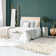 Soft indoor rug with volumized texture