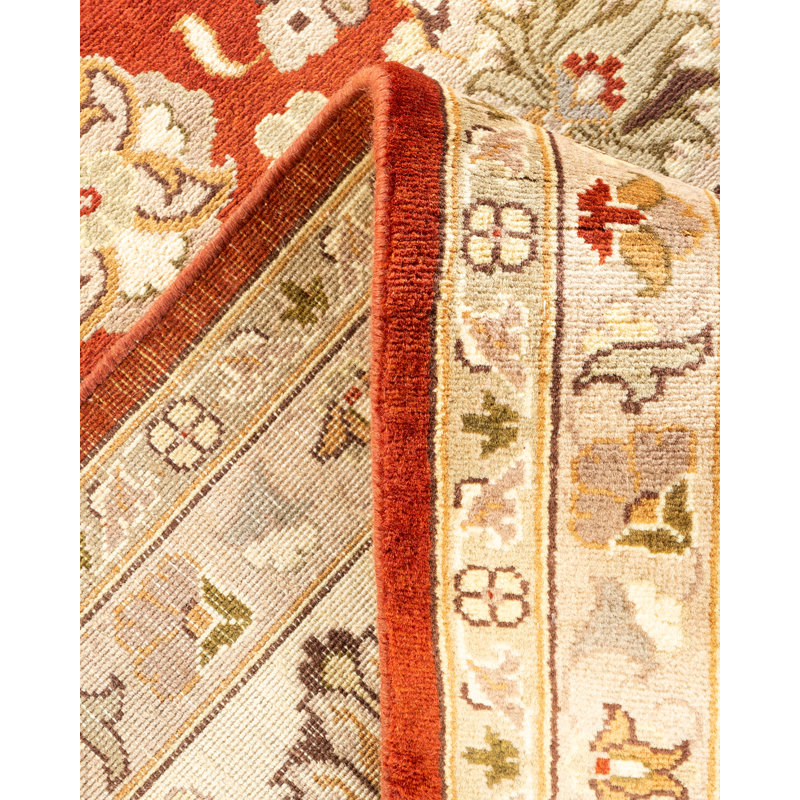 Classic One-of-a-Kind 9' 2" x 12' 4" Hand Knotted Area Rug
