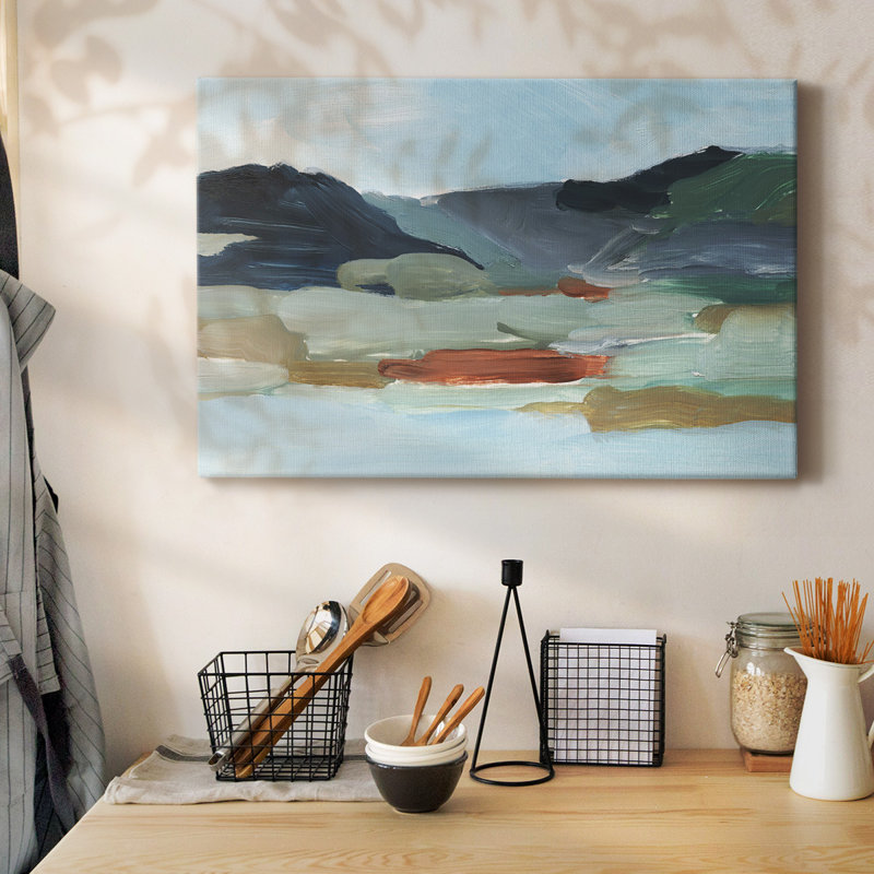 Autumn Mountains II-Gallery Wrapped Canvas, 12" H x 18" W