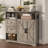 Farmhouse Storage Cabinet With Drawers And Open Storage-1724135683