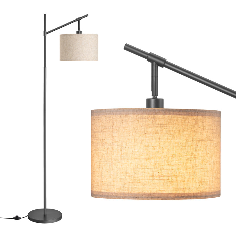 Banty 63.8'' Arched/Arc Floor Lamp, Black