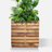 Galvanized Steel Metal Planter Box, Large Rectangular Planter Box with Drainage Holes, Modern Outdoor Planter Box for Indoor & Outdoor Use, Tall Plants, Flowers or Shrubs-1420004110-1430869426
