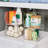 iDesign Stackable Open-Front Storage Bins for Kitchen and Pantry Organization - Set of 4 - Clear
