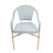 Altesa All Weather Indoor/Outdoor Commercial Patio Dining Sets With Rattan Round Table And Armrest Stacking Chairs-818251955-818251965