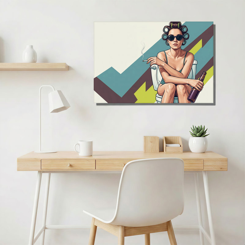 Art mural sur toile Pop Art, 28"H x 40"W