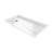 DreamLine SlimLine 30 inch D x 60 inch W x 2 3/4 inch H Single Threshold White Alcove Shower Base with 2 inch Matte Black Left Round Drain-118322197-118322200