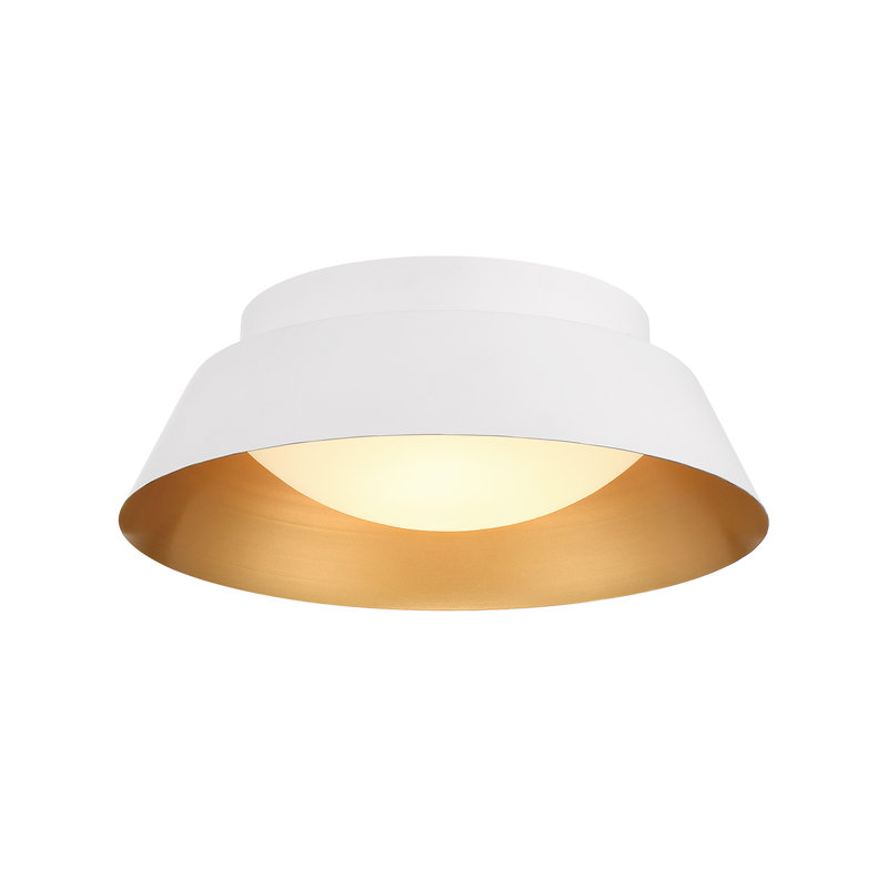 Plafonnier encastré 2 lumières Tenby, Blanc