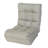 4-Segment Back Adjustable Chair - For Bedroom Comfort Gray Multifunctional Reclining For Watching Tv Metal Frame