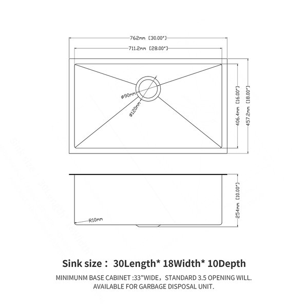 Dimensions du produit