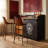 American Vintage Solid Wood Bar Cabinet