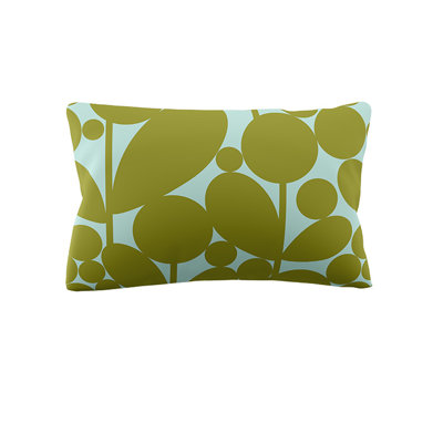 Bubble Flower Aqua Seagrass Pillowcase Pair