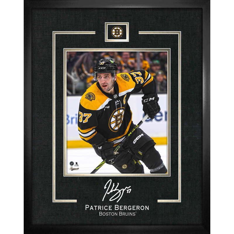 Cadre Patrice Bergeron 16 x 20 Signature Bruins