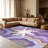Purple Agate Snowflake carpet-easy to clean, machine-washable, soft and comfortable; suitable for door mats, kitchens, living rooms, bedrooms, corridors, and laundry areas. Easy to clean, durable carpet for home decoration.-130037035