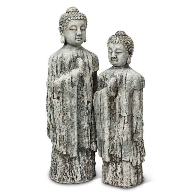 Statue de Bouddha debout Eddystone, H 23 po x l 10 po x P 4 po