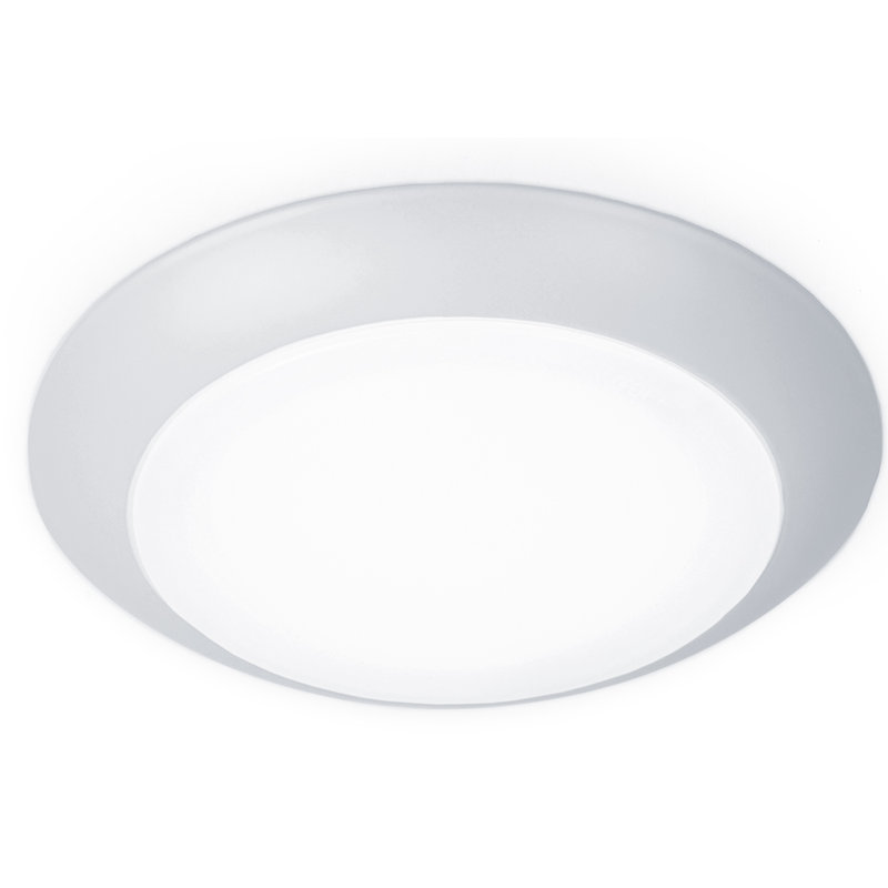 Plafonnier encastré à del simple 1 lumière Brookdene, H 1,13 po x l 5,9 po x P 5,9 po