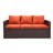 Warner Outdoor Wicker Patio Sofa Set-319375269-319375268