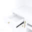 Buffet autoportant de 35,4 x 17,7 x 74,8 pouces Farmhouse - Grand garde-manger, support à vin, tablettes réglables, blanc-306757104