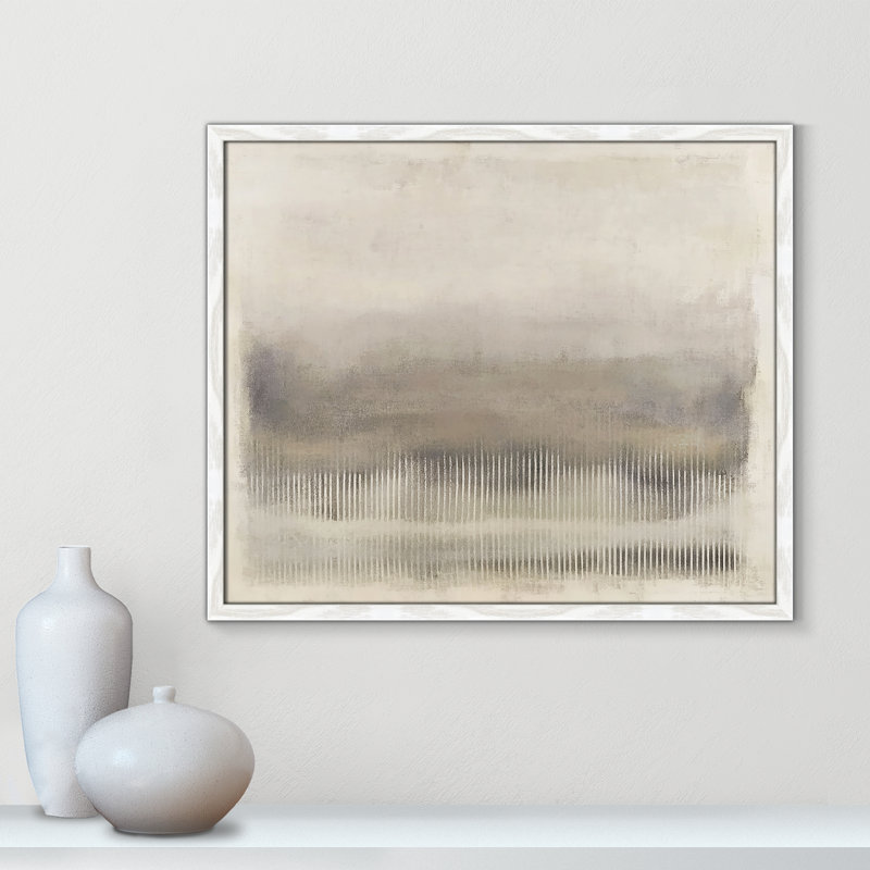 Équilibre équilibré II - reproduction de paysage par Irena Orlov, L 25,5 po x H 21,5 po, Grain de bois blanc