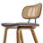 26" Modern Upholstered Low Back Rattan Wood Counter Height Stool-96885271-87883302