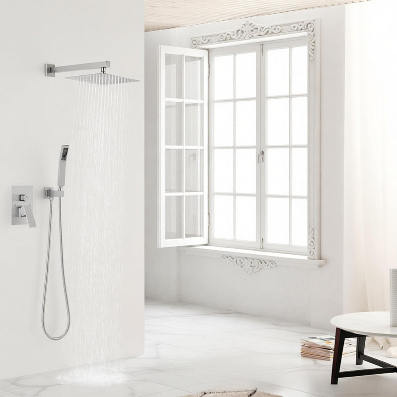 All-In-One Kit with Rough in-Valve, Brushed Nickel