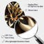 «Glamourous Lily On Black III» - art mural asymétrique floral en forme de poire-109627521
