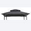 Grill Gazebo Replacement Canopy,Double Tiered BBQ Tent Roof Top Cover-111463185