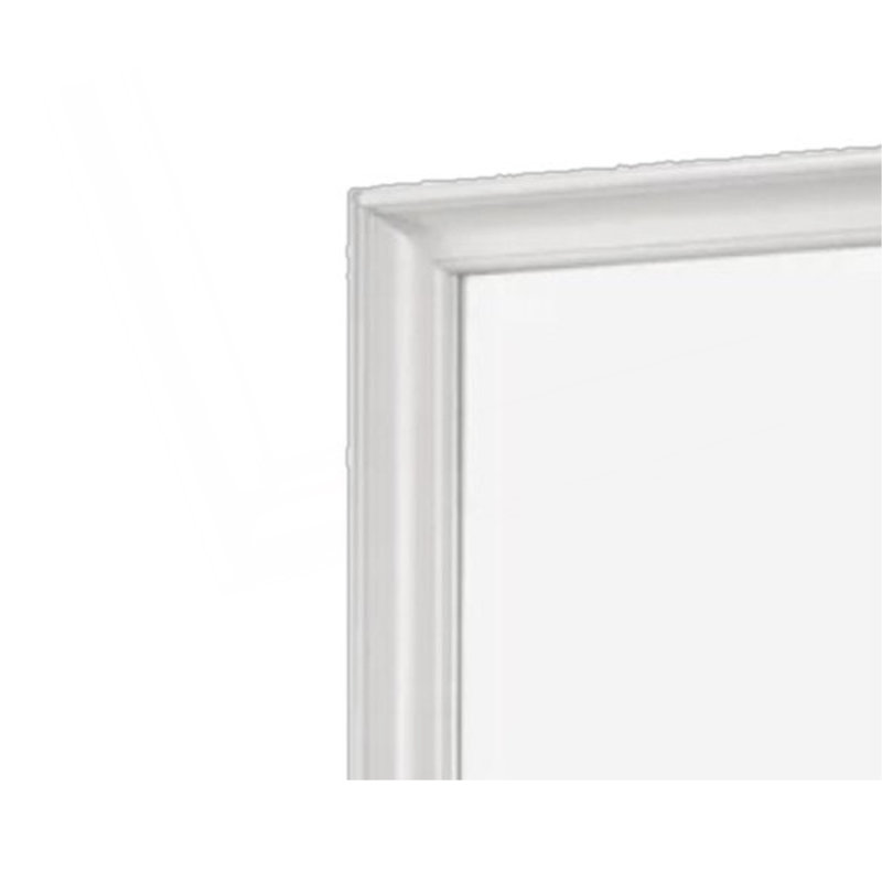 White Square Mirror, White
