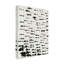 Art sur toile, bolognaise, noir et blanc-103094798