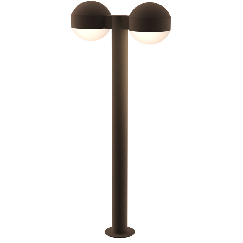 Borne d'éclairage intégrée en métal Reals®, Bronze texturé, H 29,75 po x l 5 po x P 13,5 po