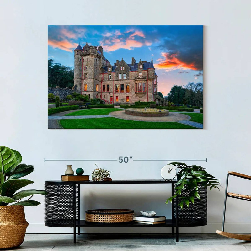 Nicci Belfast Castle In Ireland, 32" H x 48" W