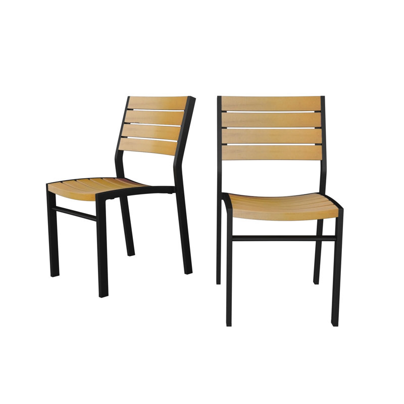 Chaise d'appoint Ace, Bois / noir