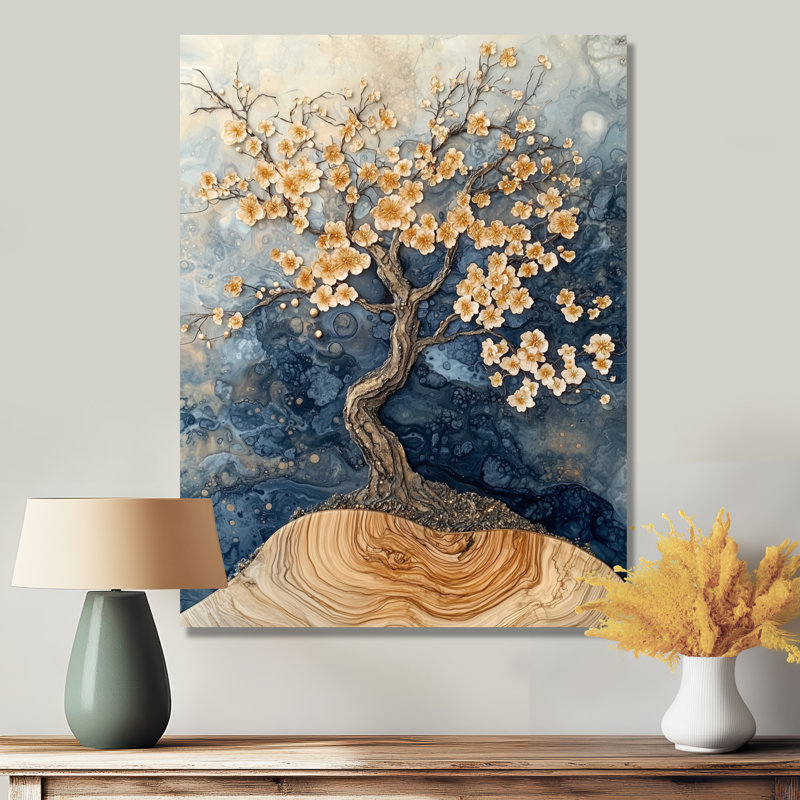 Hodgson - impression sur toile florale, Ne s'applique pas, Toile tendue, H 20 po x l 12 po