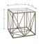 Fontenoy Glass Top End Table