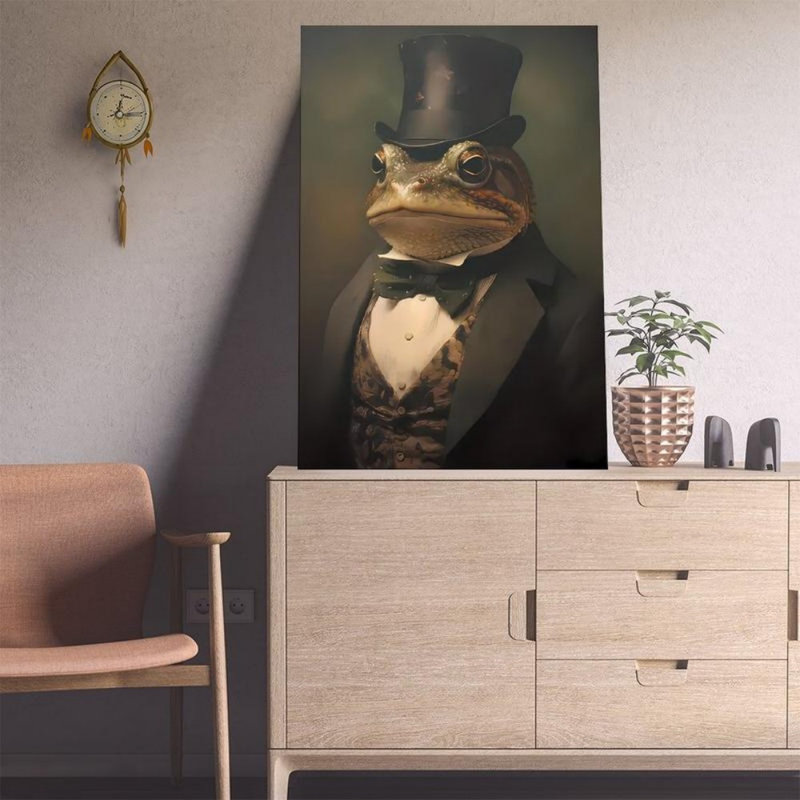 Impression rétro sur toile rétro par Gentleman Toad - Urban Studio, 40 * 28 pouces (100 * 70 * 2 cm)