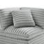 Canapé modulaire 2 pièces en tissu moelleux de type polyester