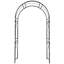 120cm W x 35.6cm D Metal Arbour in Black