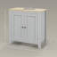 Armoire de rangement à piédestal, sous-lavabo, meuble-lavabo de salle de bain avec U et tablette interne réglable