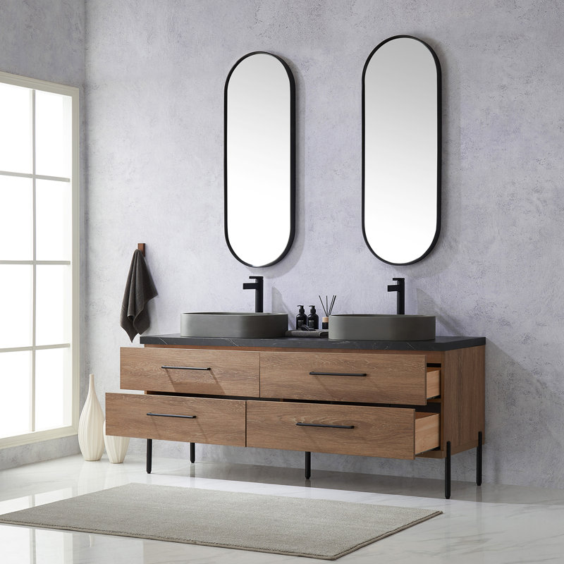 Dasher 72" Double Bathroom Vanity