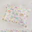 Édredon simple en coton 3 pièces avec motif floral réversible mauve, rembourrage et coussin lavable à la machine lavable à la machine