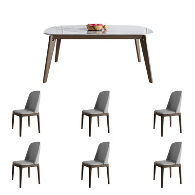 Sintered Table Rubberwood Chairs Sophisticated