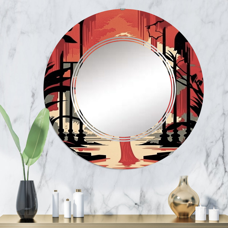 Glessner Circle Wall Mirror, 32" x 32"