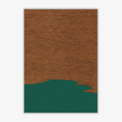 Copper & Green Landscape - Print