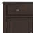 67"W Solid Wood 4-Shelf Sideboard Buffet Storage Cabinet with 2 Drawers