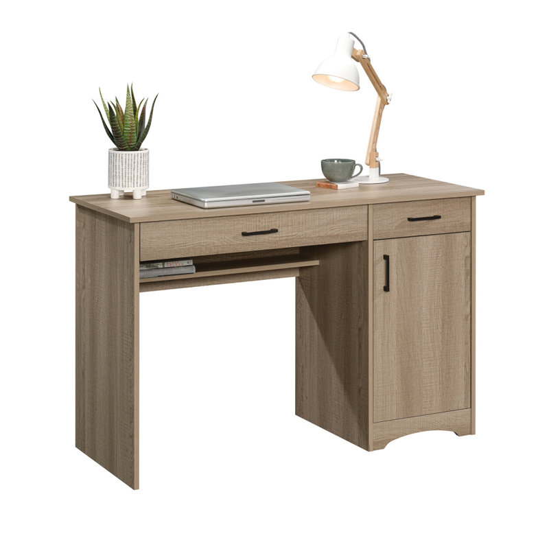 Computer Desk, Brown Finish, Brown