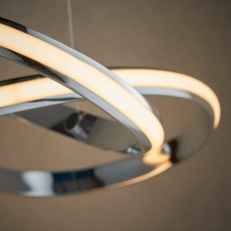 Martelli 1 - Light Silver LED Crystal Pendant